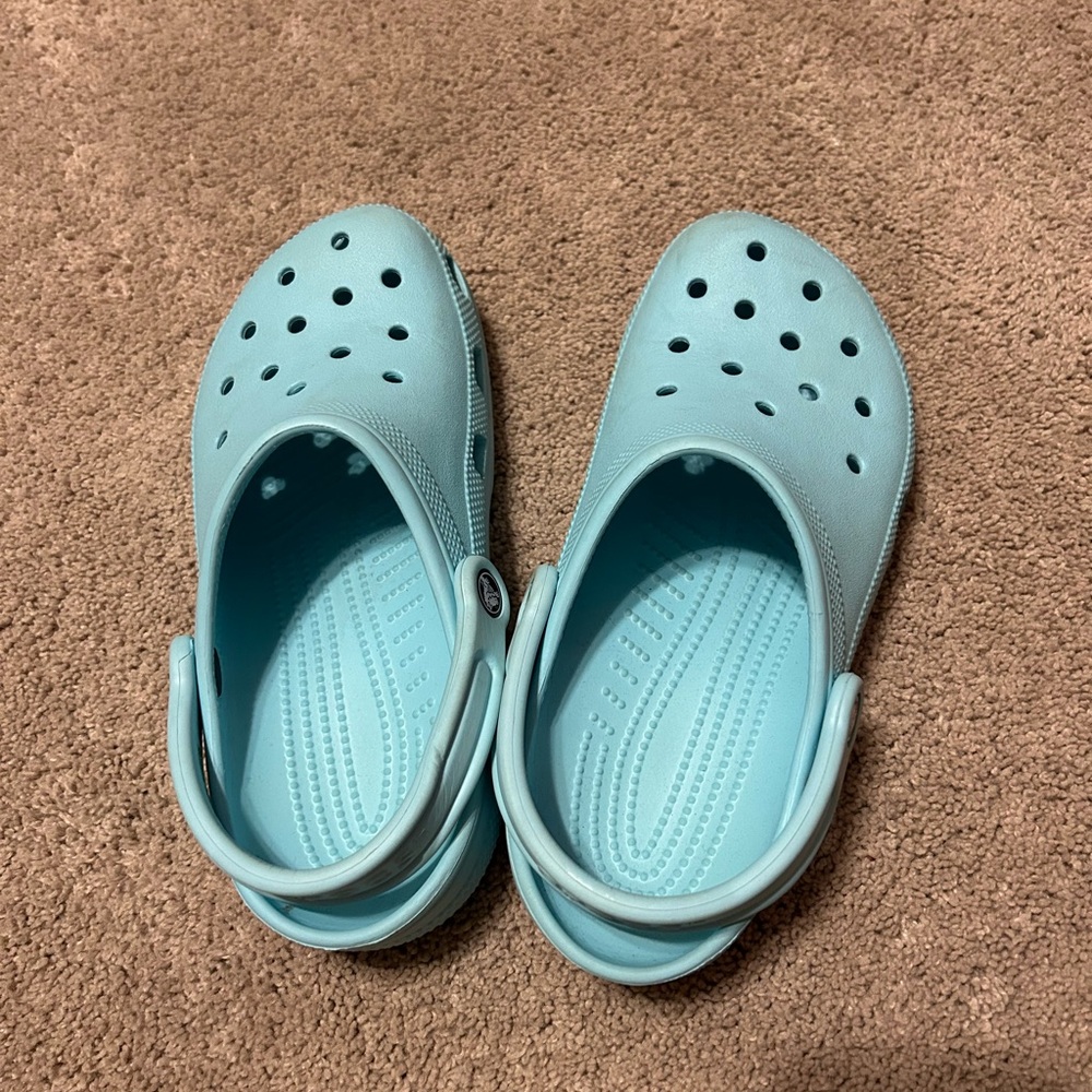 Blue crocs